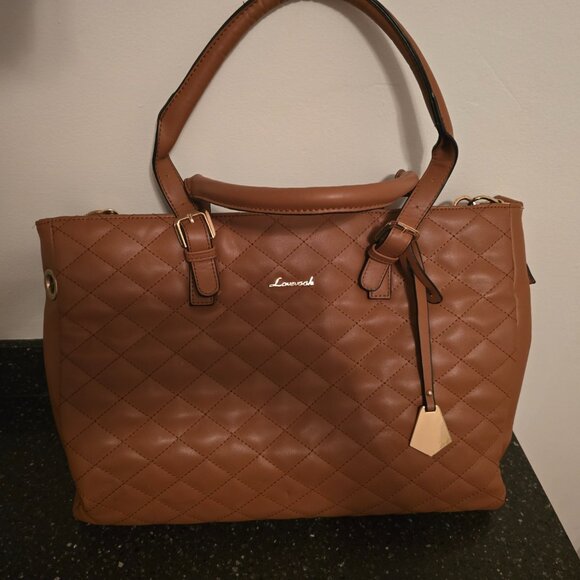 Handbags - Leather quilted tote bag